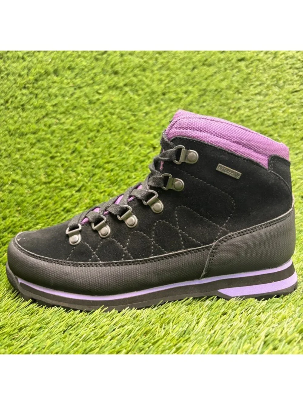 Bearpaw Kalalau Womens Size 7.5 Black Outdoor Waterproof Lace Up Hiking Boots